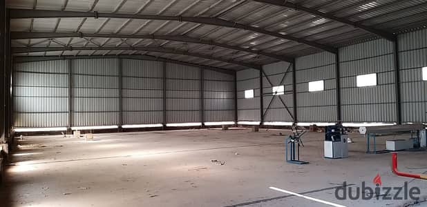 Factory for rent 3000m in Badr City, with license and old registration, at a special price