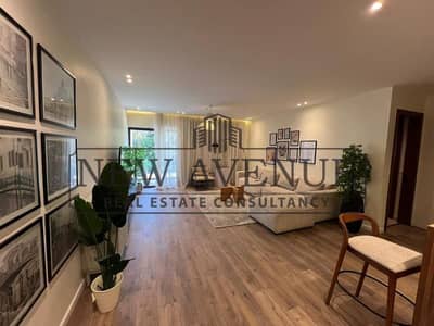 For Rent Luxurious Finishing and Furniture Apartment with Kitchen Appliances and ACs in Lake view residence 1  New Cairo