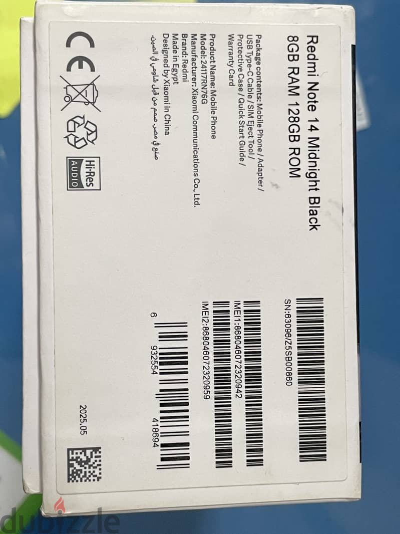 Xiaomi Redmi Note 14 6