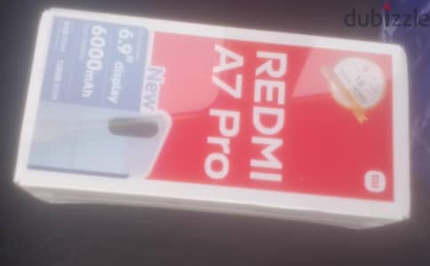 Redmi a7 pro 128 giga جديد متبرشم بالكارتونة