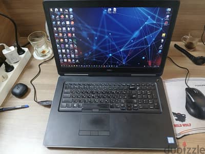 dell precision 7710 workstaion - core i7 H - 16 ram 256 ssd + 128 ssd