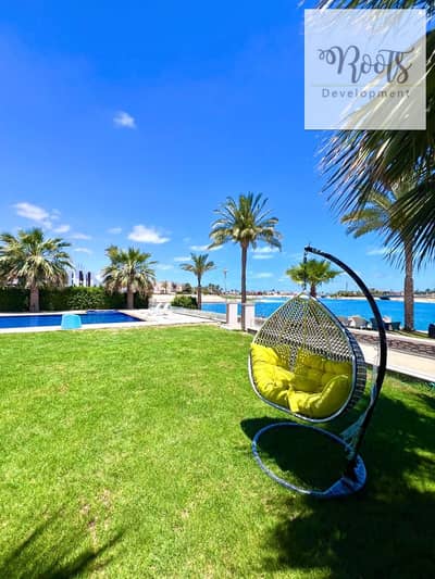 للايجار اليومي فيلا بحديقة وحمام سباحة مفروشة اول صف بحيره في مارينا 5 - الساحل الشمالى For Daily Rent,Villa ,furnished, AC/S,in Marina 5,North Coast.