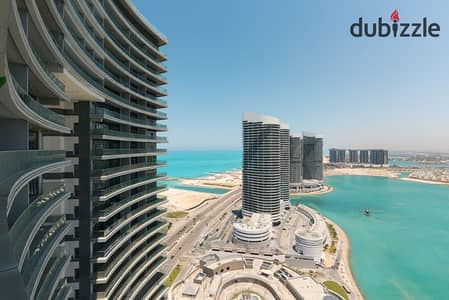 For rent from the owner: a hotel apartment in the most distinguished tower in New Alamein and Africa, Gat6 tower, with a direct view of the Rixos Al Masa Hotel, the sea and the bay. It is located on the 25th floor and has four hotel rooms, suitable for a