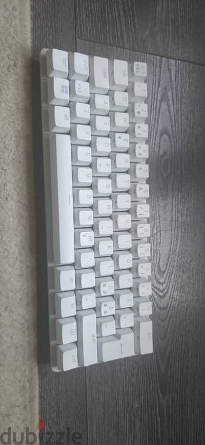 Razer Huntsman Mini White Purple Switches