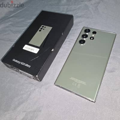 Samsung S23 Ultra 512G green بكل ملحقاته الأصلية وارد السعودية