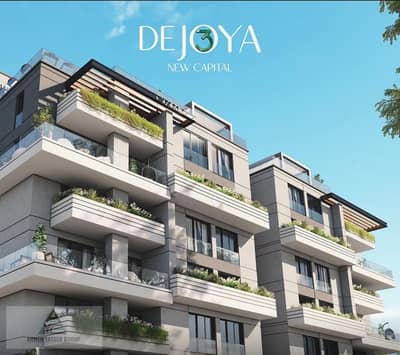 140 sqm apartment for sale in De Joya 1 New Capital featuring a prime location near key services and main roads with a stunning view.