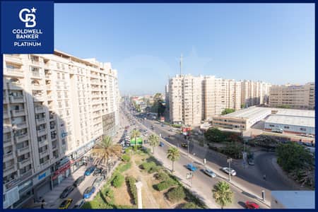 Apartment for sale, 180 sqm (net area) – Smouha – Prime floor – Garage included.