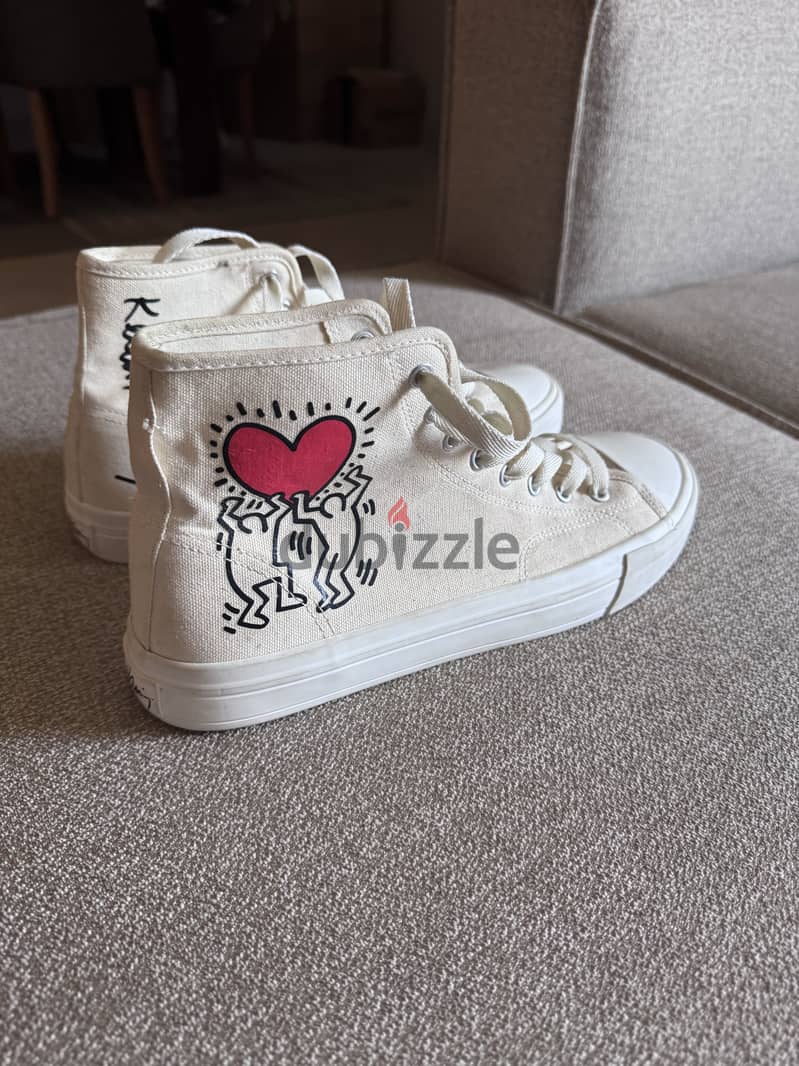 Keith Harring High Tops- Size 43 1
