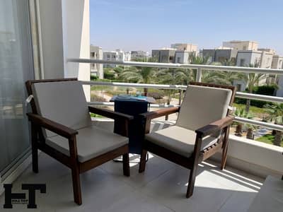 For Rent  Chalet Sea&Pool View Furnished  and Prime Location With Elevator At Amwaj  North Coast