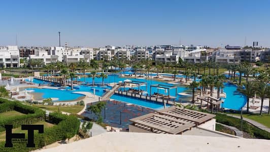 For Rent  Chalet With Roof  Lake View, Furnished  and Prime Location At Amwaj North Coast