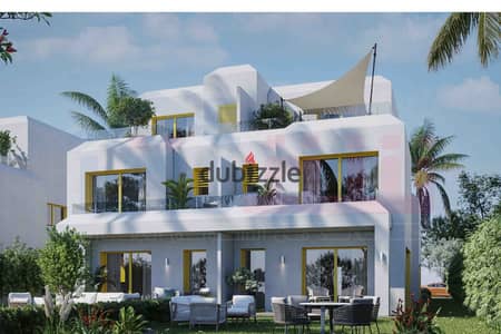 تاون هاوس للبيع 164م رأس الحكمة – جيفيرا (واجهة بحرية + Pool View)