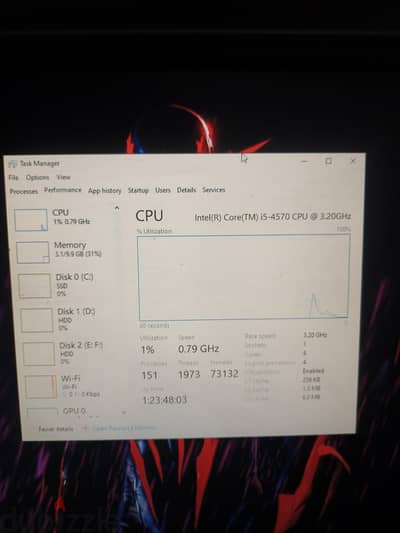 كيسه core i 5 رابع تشغل العاب  gta V  & resident evil  2 تفاصيل ابعتلك