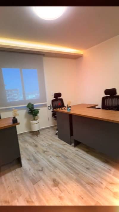 Furnished office, air-conditioned, 150m, Heliopolis, Ben Sandar Square, 50 thousand, a unique opportunity for companies and administrative offices looking for a ready-to-work location.