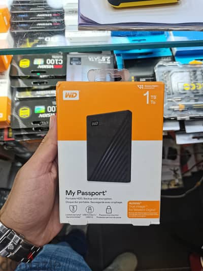  جميع مساحات WD My Passport متوفرة الآن | 1TB حتى 5TB