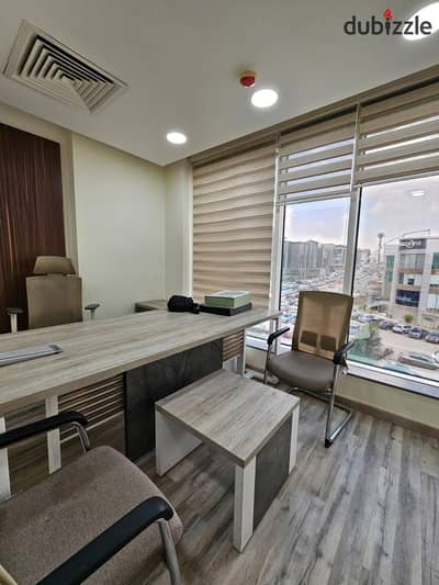 مكتب اداري 78م للايجار مفروش في Trivium Square التجمع الخامس