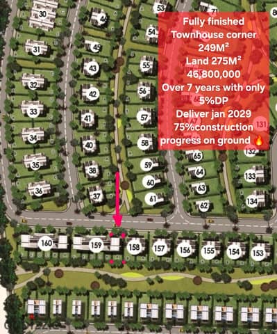  Fully Finished Corner Townhouse | El Patio Town | Ready Investment Opportunity امتلك تاون هاوس كورنر في واحد من أقوى مشروعات La Vista Developments