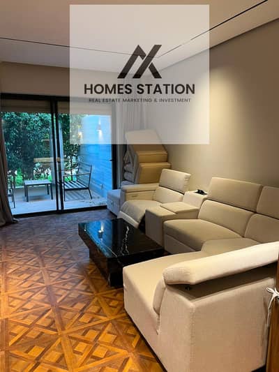 Fully Furnished Apartment with Garden for Rent in Lake View Residence, New Cairo