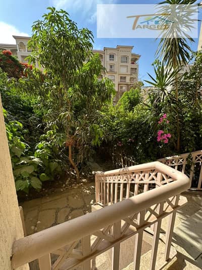 For sale a unique cash apartment 124 m ground floor with 45 m garden view in Madinaty b1