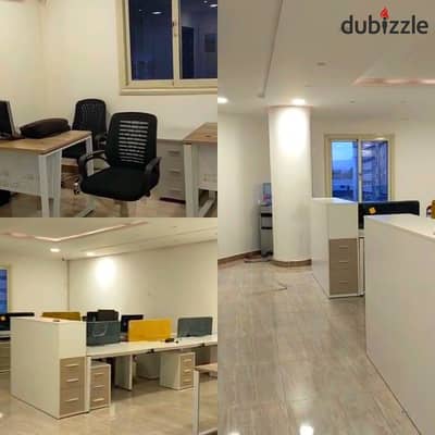 Licensed administrative office for rent 220m on Nasr Street, second floor, prime location suitable for companies, clinics, and offices**
