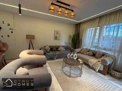Furnished 3-bedroom ground-floor apartment (116 sqm) for rent in Madinaty (B11); features smart lighting and a peaceful view of the "Narrow Garden. " Furnished 3-bedroom ground-floor apartment (116 sqm) for rent in Madinaty (B11); features smart lighting and a peaceful view of the "Narrow Garden. "
