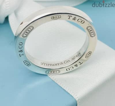Tiffany&co Ring - دبلة تيفاني اند كو فضة سويسري