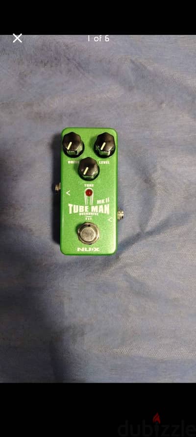 NUX Tubeman mk II overdrive pedal