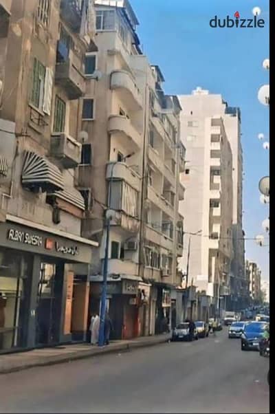محل للايجار 36م مجهز مطعم للايجار ب كامب شيزار شارع بورسعيد الرئيسي