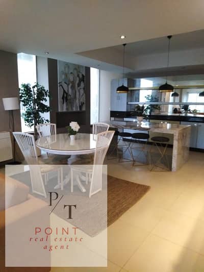 For rent, a high-luxury furnished apartment in Degla, 4 rooms and 4 bathrooms for a long term