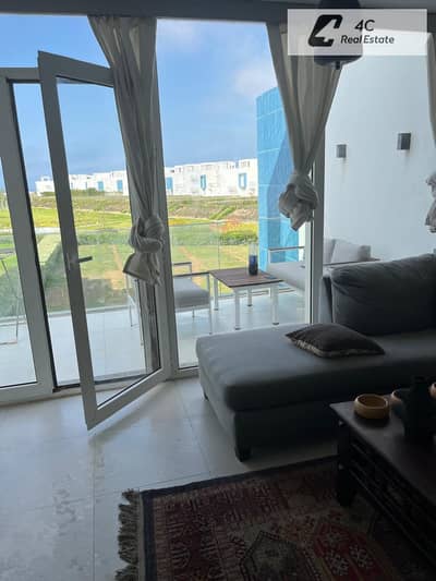 بأقل من سعر الماركت – ستاند ألون sea view  – ريسيل – في Fouka Bay الساحل الشمالي تشطيب كامل – Direct Lagoon View – Prime Location
