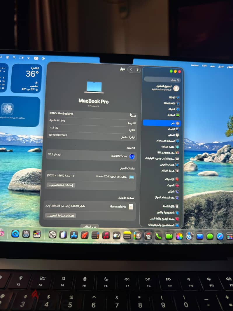 Macbook M1 pro 2021 15