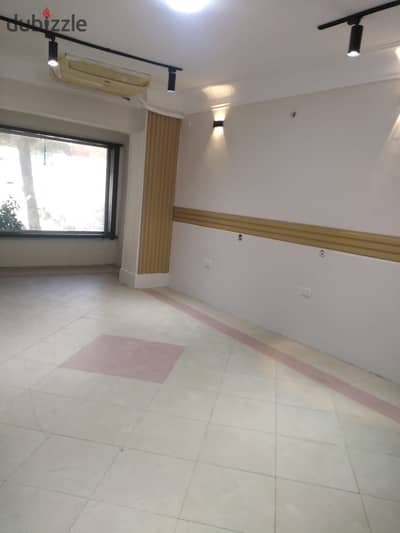 For large companies and clinics, a new rental office of 140m on the street next to Enpi for Petroleum, Nasr City, 18 thousand, ground floor elevated, a unique opportunity for companies and administrative offices.