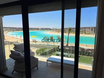 شاليه ريسيل للبيع من المالك المباشر ف أرقي موقع ف راس الحكمه 114 متر هاسيندا ووترز hacienda waters