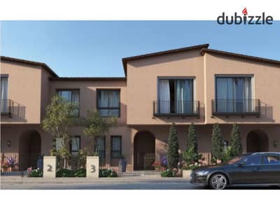Townhouse Corner with a Private Garden for sale with installments in a Prime Location in Village West, Dorra, El Sheikh Zayed