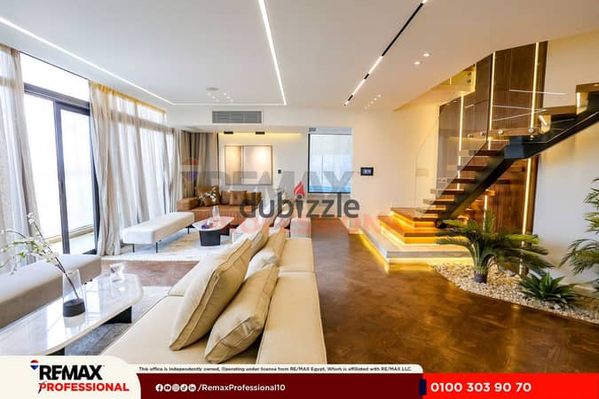 Private swimming pool duplex for sale with a private pool in Skyline Smouha