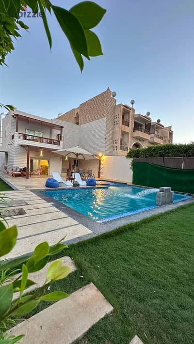 Villa for rent in Marina 4 with a private swimming pool