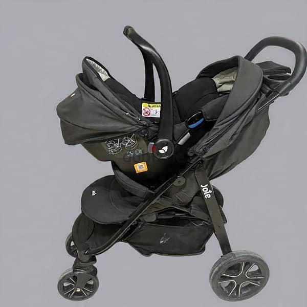 car seat + stroller 1