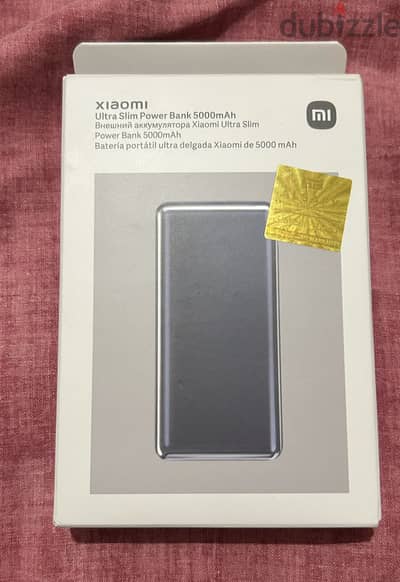 Ultra slim power bank 5000 mAh new