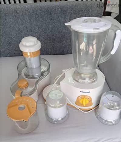 خلاط وكبه و2 مطحنه وعصارة بروان  750 وات