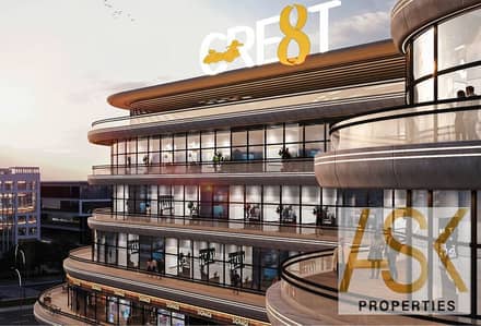 Installments up to 10 years on your commercial space at a competitive price in CRE8T District, in the heart of 6th of October Gardens.
