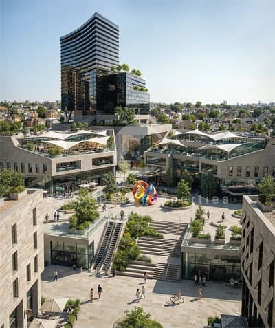Commercial building 1000m 8 Years Installments North 90th Golden Square in Vie Halo in New Cairo