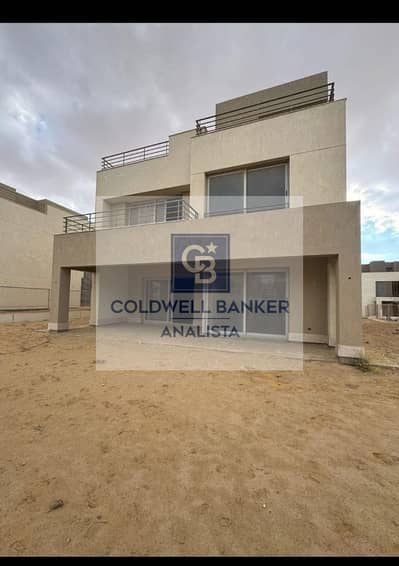 standalone for sale in pailm hills new cairo bua 439m land 575m tearrce 110m 3bedrooms 7bathrooms +2 living room core&shell