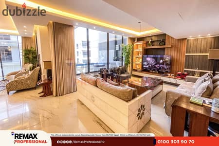 equipped with a smart system villa for sale in Skyline Smouha