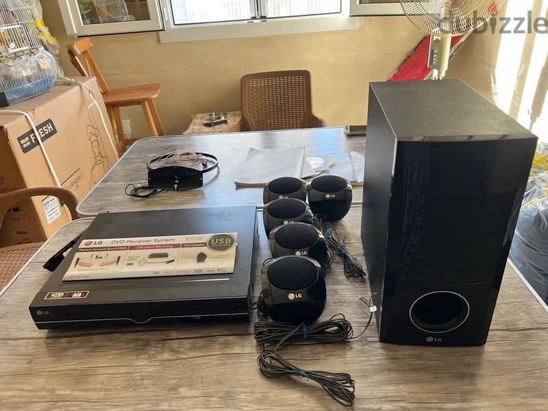 LG DVD receiver system 8