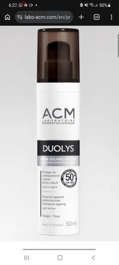 DUOLYS ANTI-AGEING SPF50+