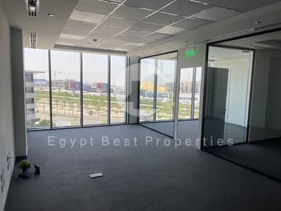 أقل سعر مكتب اداري 100 متر متشطب للايجار في CFC كايرو فيستسفال سيتي