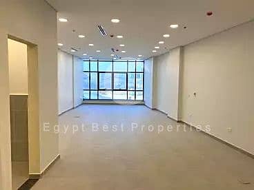 بسعر مميز مكتب اداري 102م متشطب بالتكييفات للايجار في الجولدن سكويرSidewalk mall