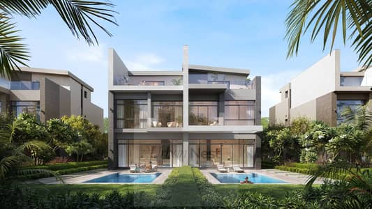 توين هاوس للبيع في سعادة ، القاهرة الجديدة ، موقع مميز ، فيو club house