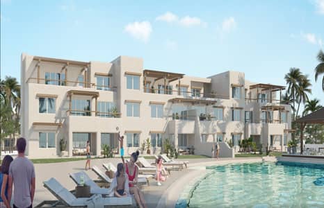 Chalet for sale , Hacienda West , Ras Elhekma , North Coast , Private garden