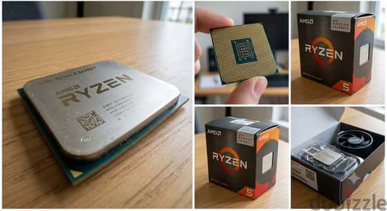 معالج Ryzen 5 5600GT اصدار 2024 احدث من G بالبوكس والفاتوره ضمان 3 سني