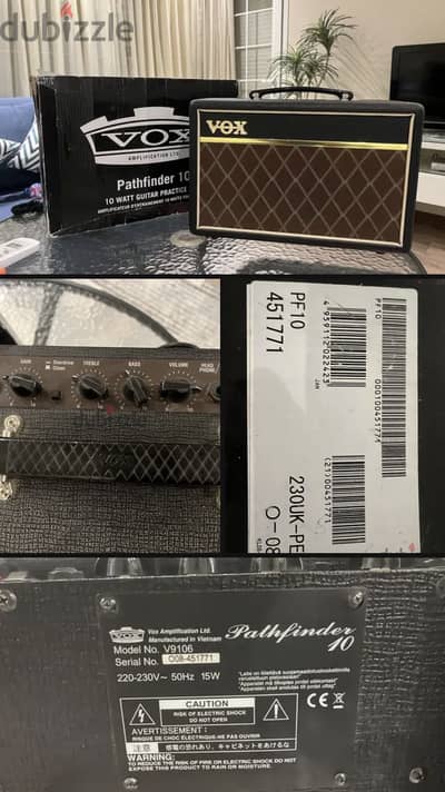 Vox electric guitar amp